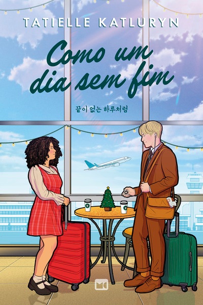 Capa de romance cristão ambientado em aeroporto, ideal entre livros natalinos para presentear.