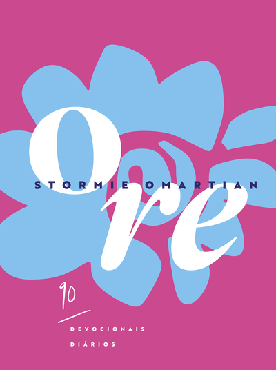 : Capa do livro Ore com 90 devocionais diários, opção inspiradora de livros natalinos.