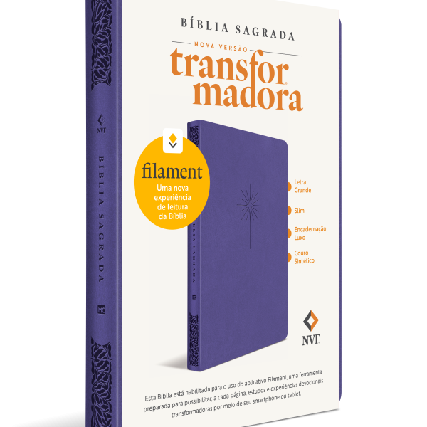 Bíblia Filament lilás