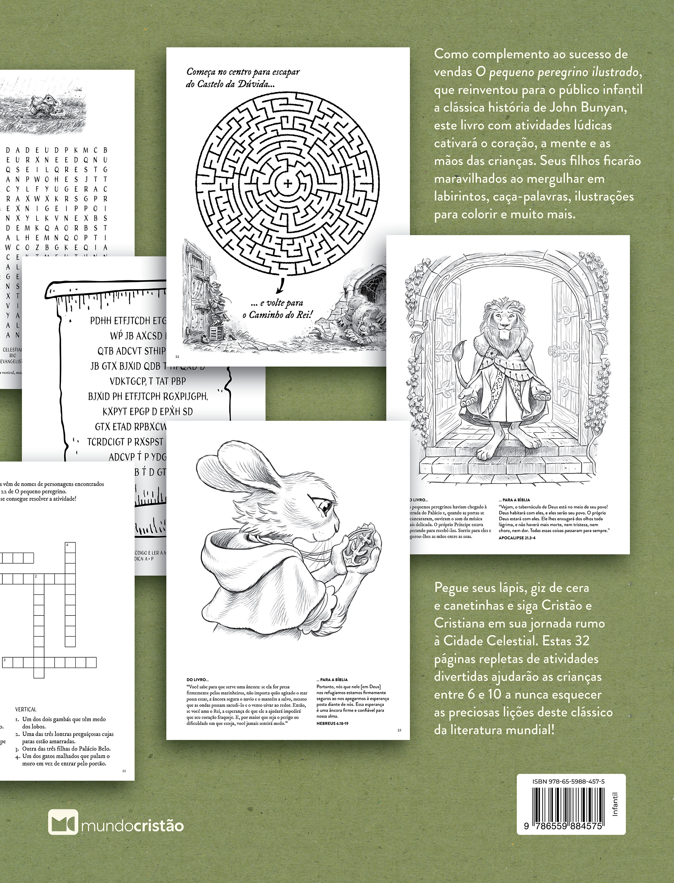 O pequeno peregrino colorir - quarta capa 3000px