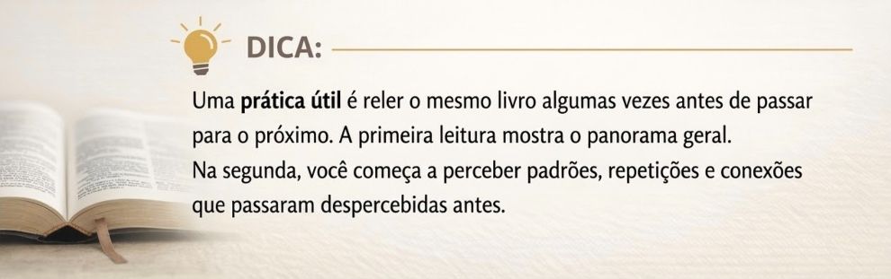 Dica para quem deseja saber como ler a Bíblia livro por livro.