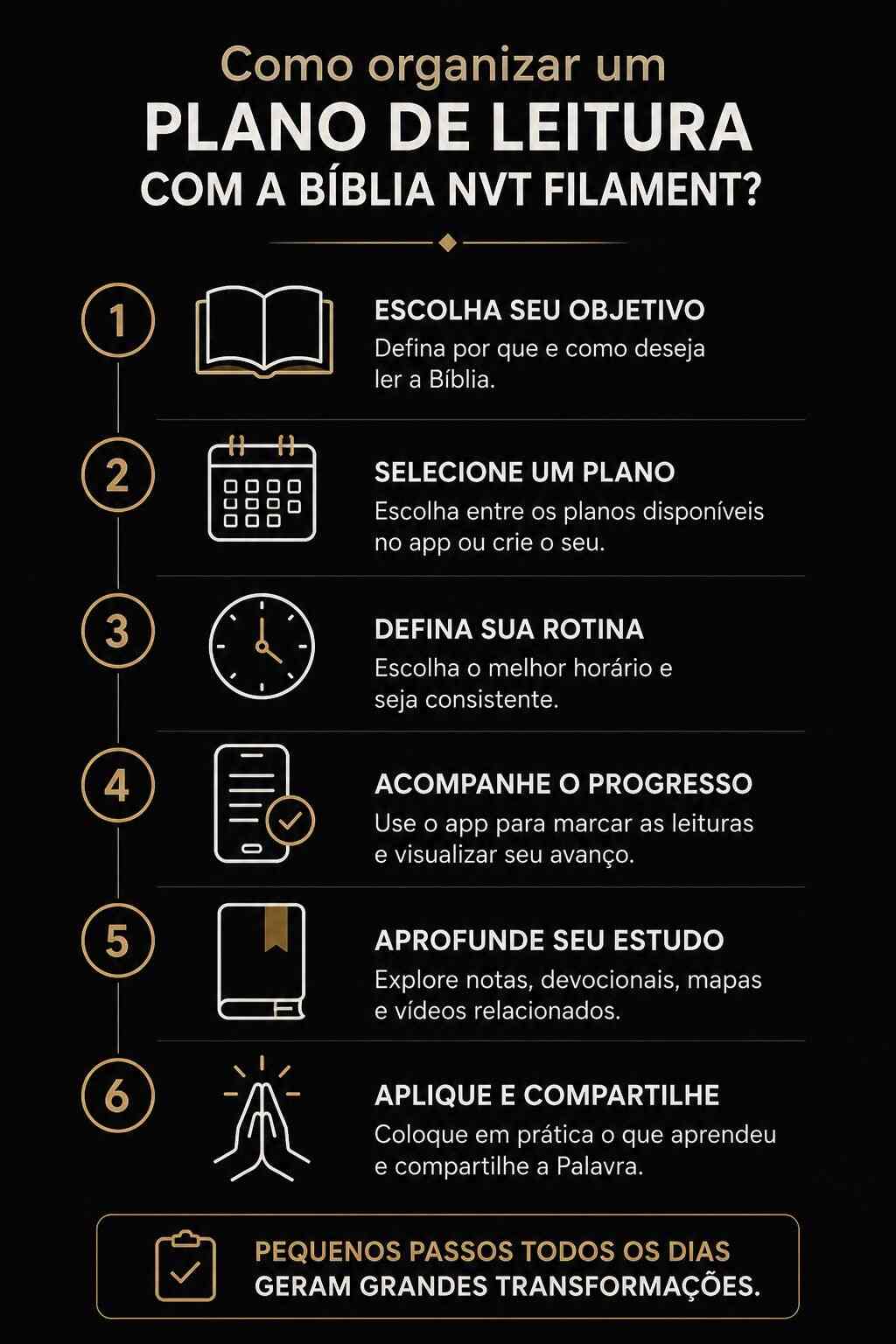como ler a biblia nvt filament
