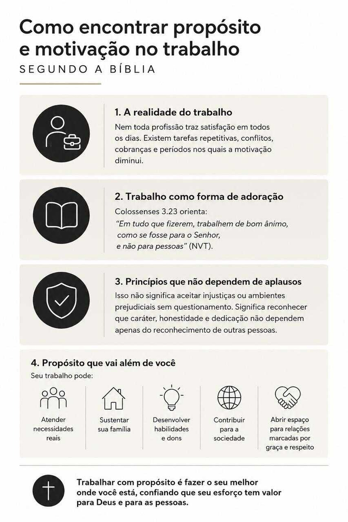 o que a bíblia fala sobre trabalho